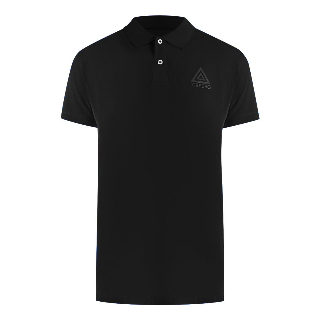 Ice Iceberg Ice3Mpl01 Black Polo Shirt Mens