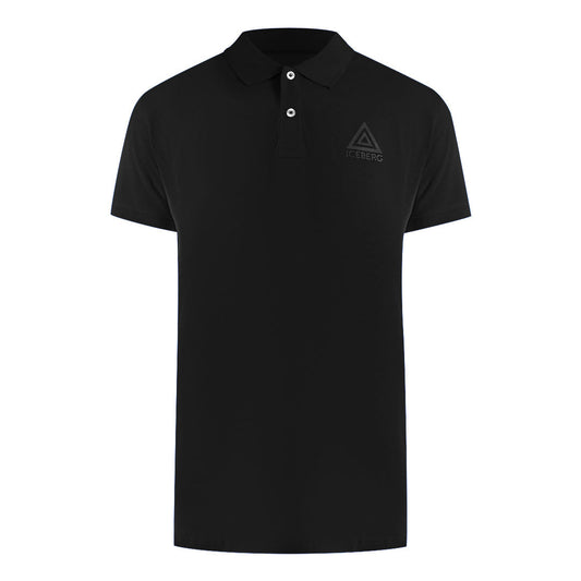 Ice Iceberg Ice3Mpl01 Black Polo Shirt Mens