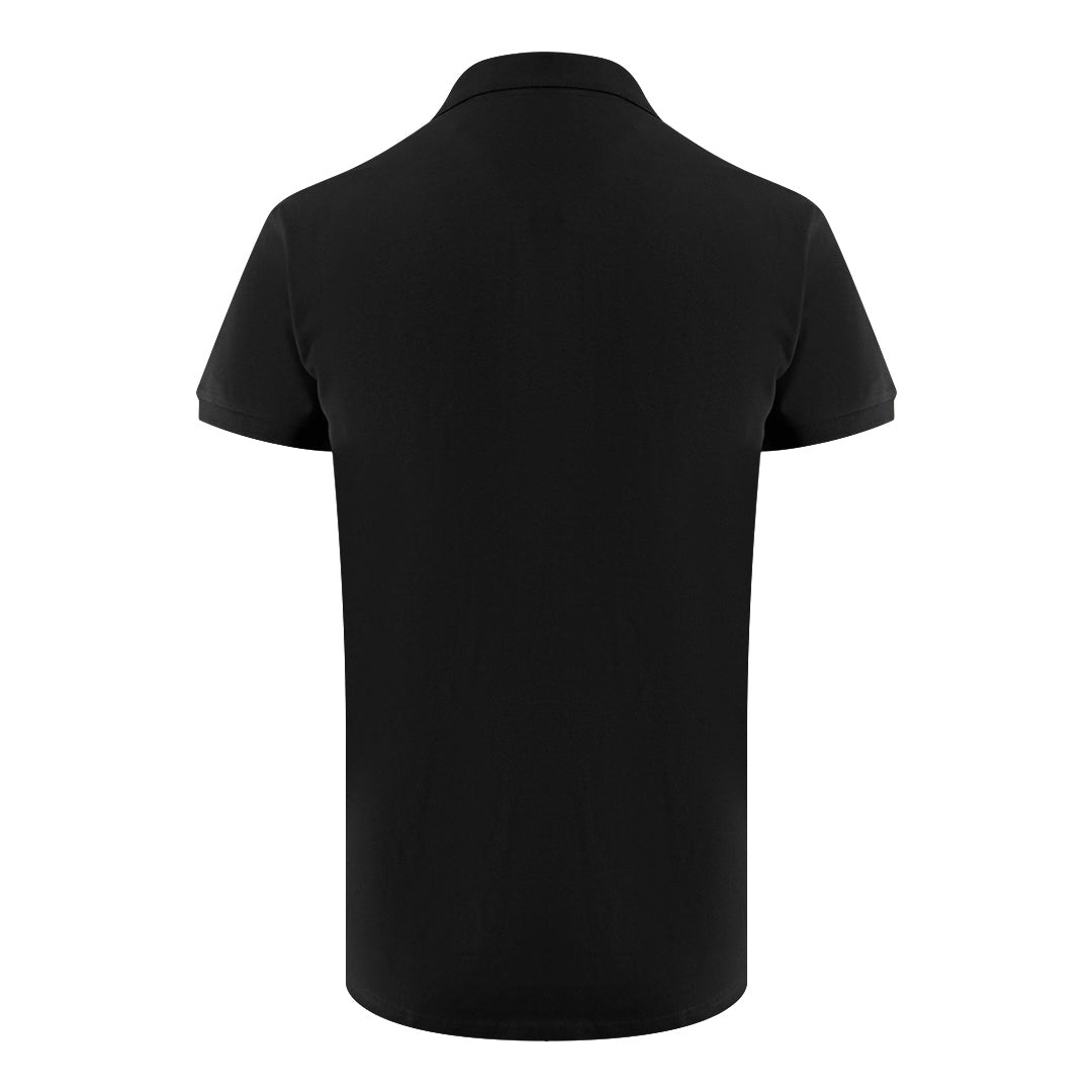 Ice Iceberg Ice3Mpl01 Black Polo Shirt Mens