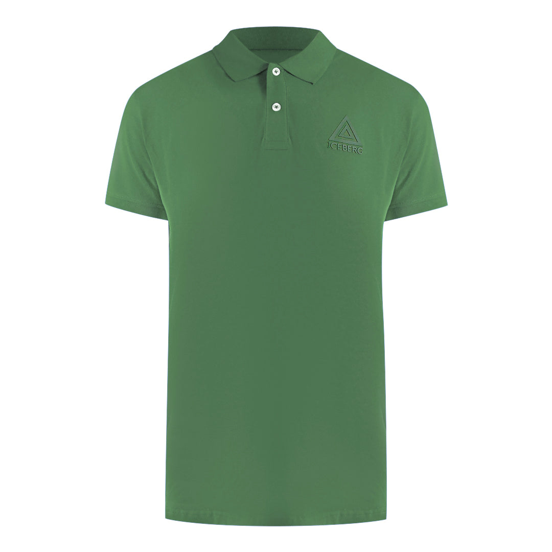 Ice Iceberg Ice3Mpl01 Military Green Polo Shirt Mens