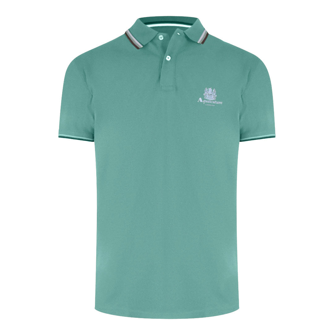 Aquascutum Active Active Cotton Polo Salvia Aa_Po001_34 Mens