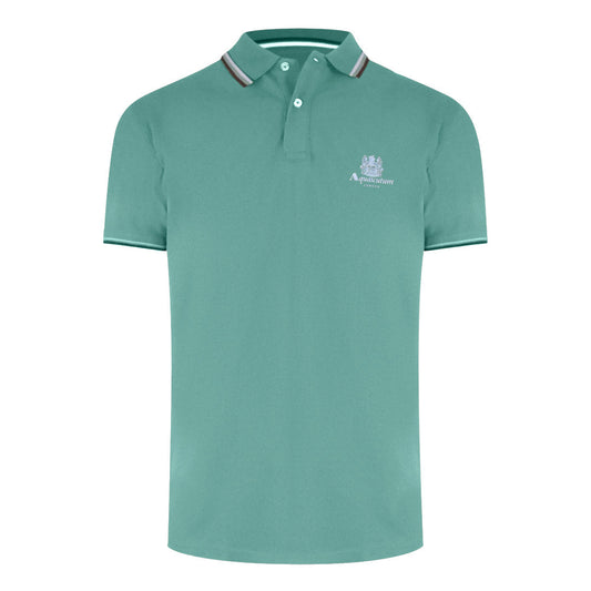 Aquascutum Active Active Cotton Polo Salvia Aa_Po001_34 Mens