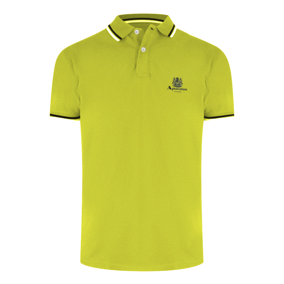 Aquascutum Active Active Cotton Polo Yellow Aa_Po001_15 Mens