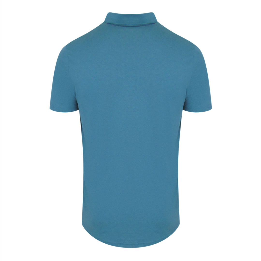 Aquascutum Active Beach Basic Sailor Polo Avio Ab_Core_Po001_18 Blue Polo Shirt Mens