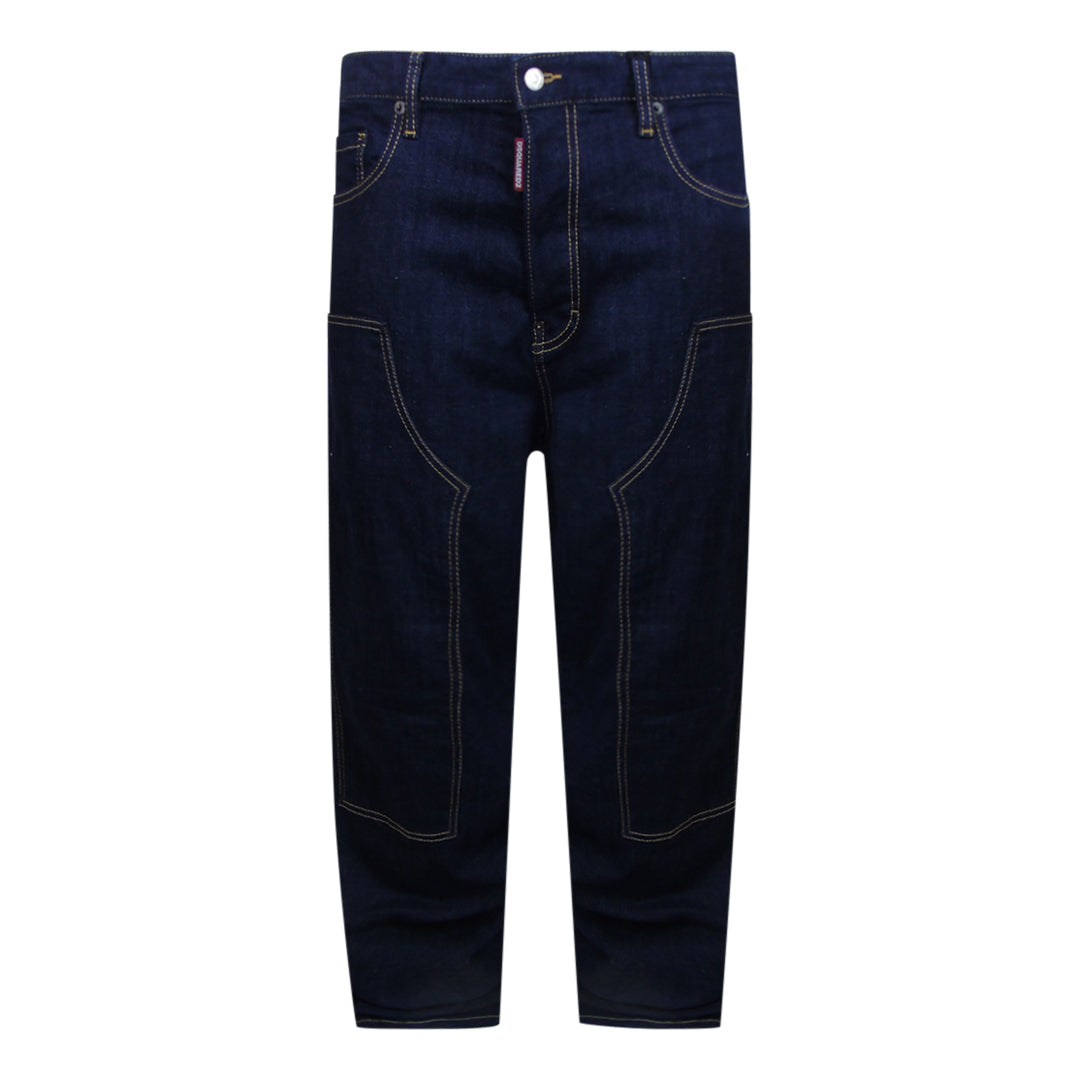 Dsquared2 S74Lb1685 S30664 470 Carpenter Jeans Navy Blue