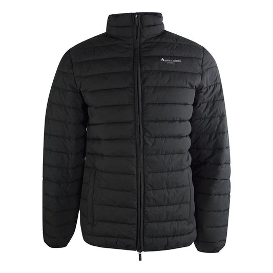 Aquascutum Active 100Grock Neck Jacket Black Jk012 16 Black Jacket Male