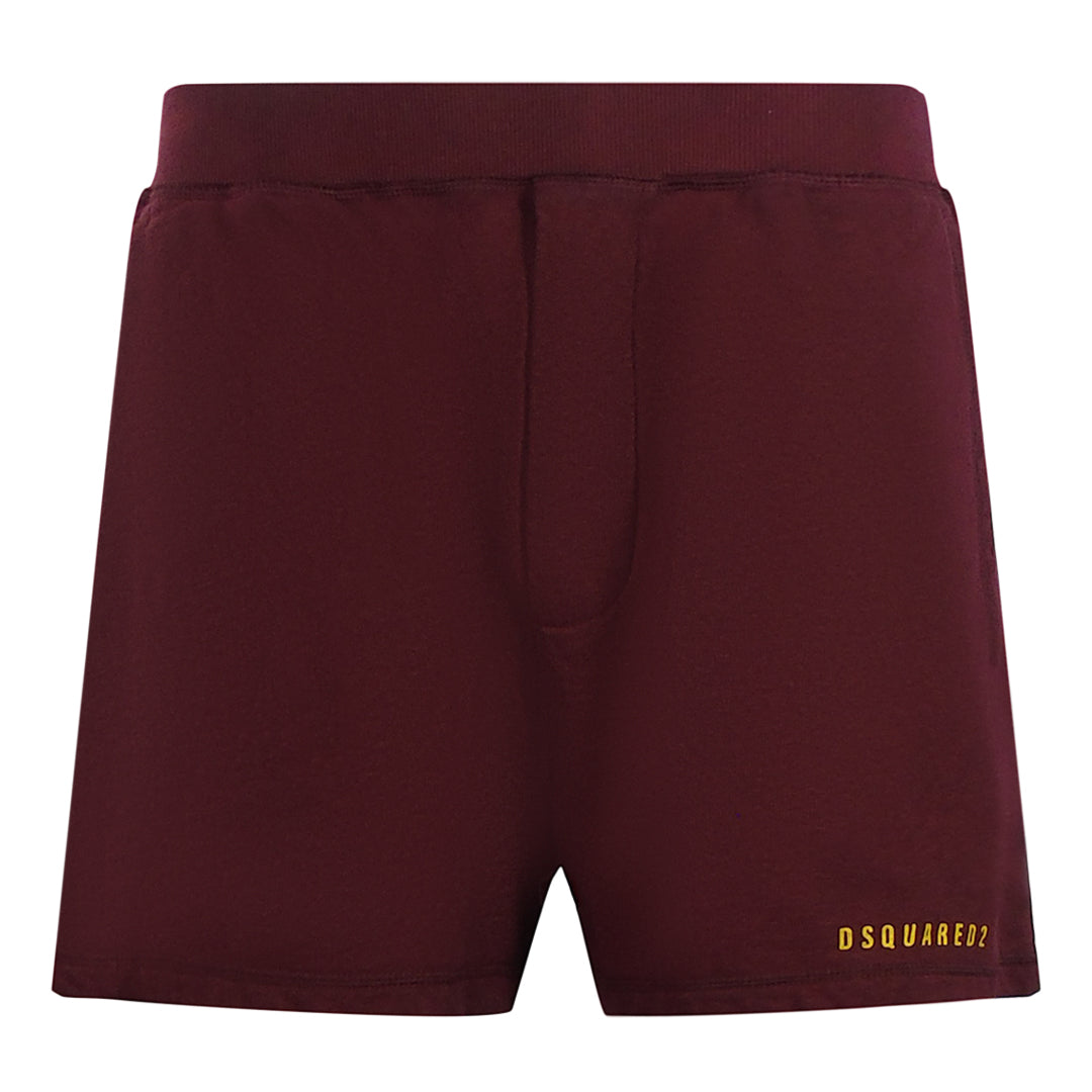 Dsquared2 S74Mu0731 S25553 Arnold Fit 248 Burgundy Shorts Mens
