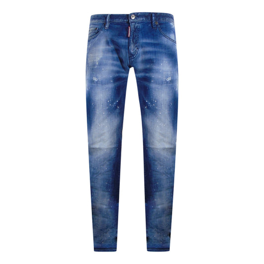Dsquared2 S71Lb1070 S30664 Skinny Dan Jean 470 Navy Blue Jeans Mens