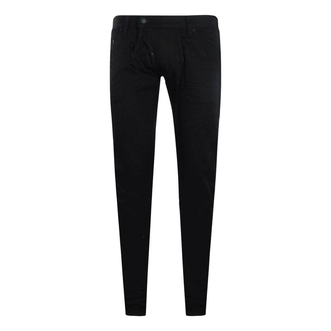 Dsquared2 S71Lb0802 S30564 Straight Leg Sharpei Jean 900 Black Jeans Mens