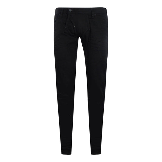 Dsquared2 S71Lb0802 S30564 Straight Leg Sharpei Jean 900 Black Jeans Mens