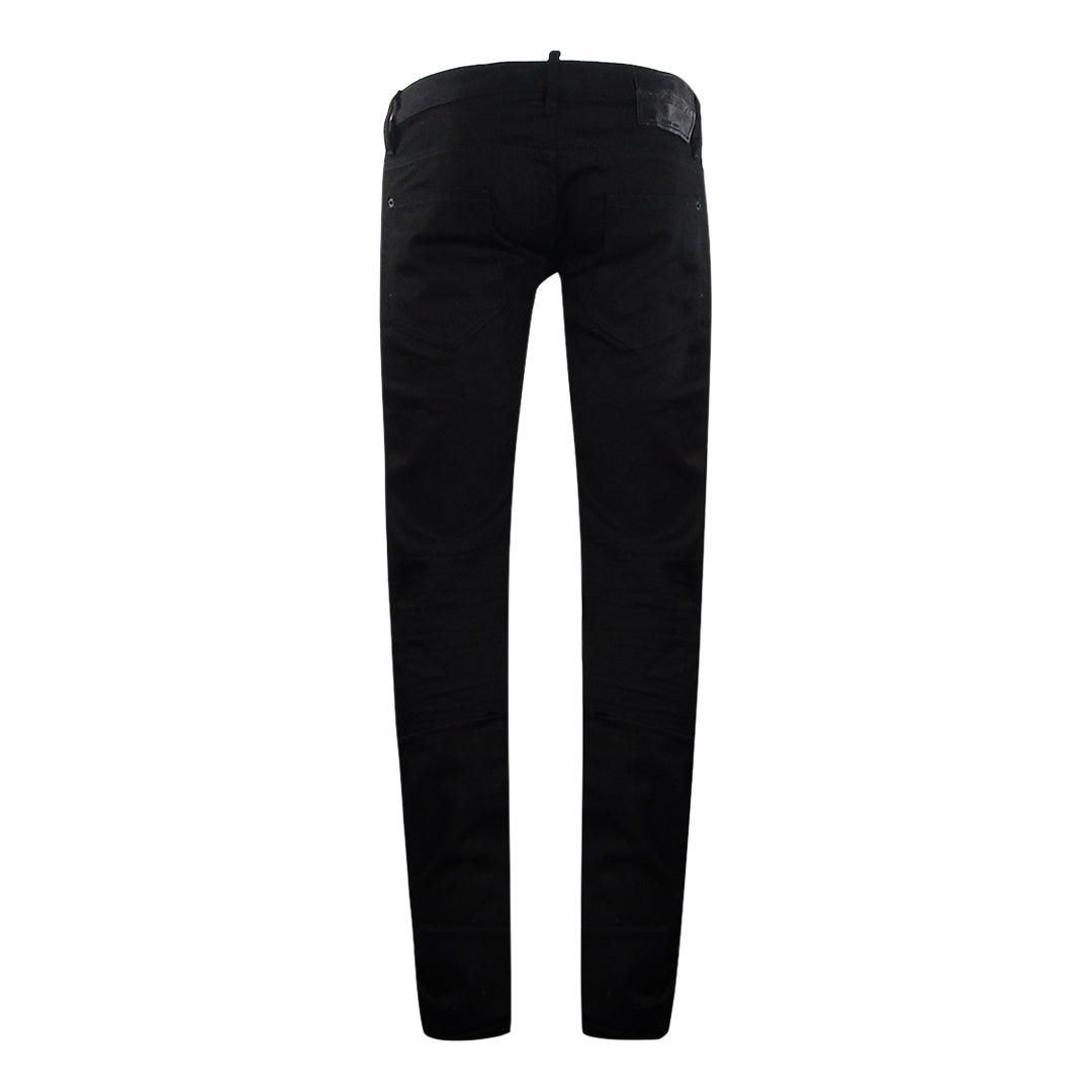 Dsquared2 S71Lb0802 S30564 Straight Leg Sharpei Jean 900 Black Jeans Mens