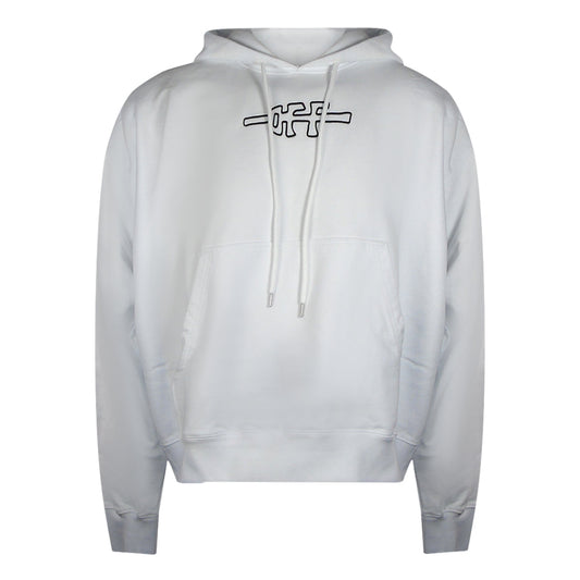 Off White Ombb085F22Fle0090110 White Hoodies Male