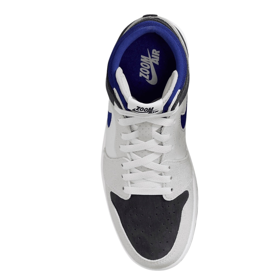 NIKE DV1305 040 Nike Air Jordan 1 ZM Air CMFT 2  BLUE/GREY/BLACK TRAINER WOMEN UK 5