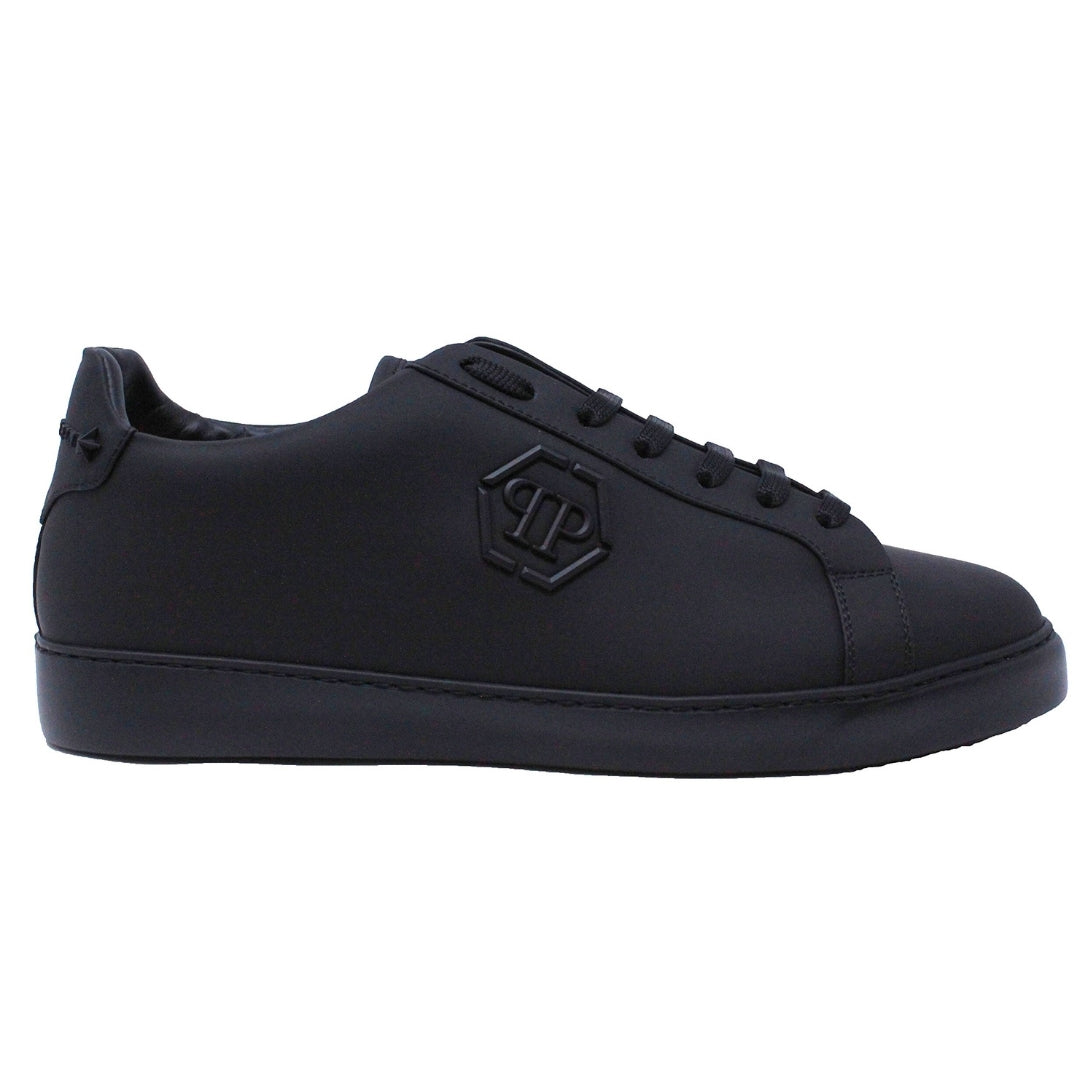 PHILIPP PLEIN F18S MSC1473 PLE008N 02 BLACK TRAINERS UK 8.5