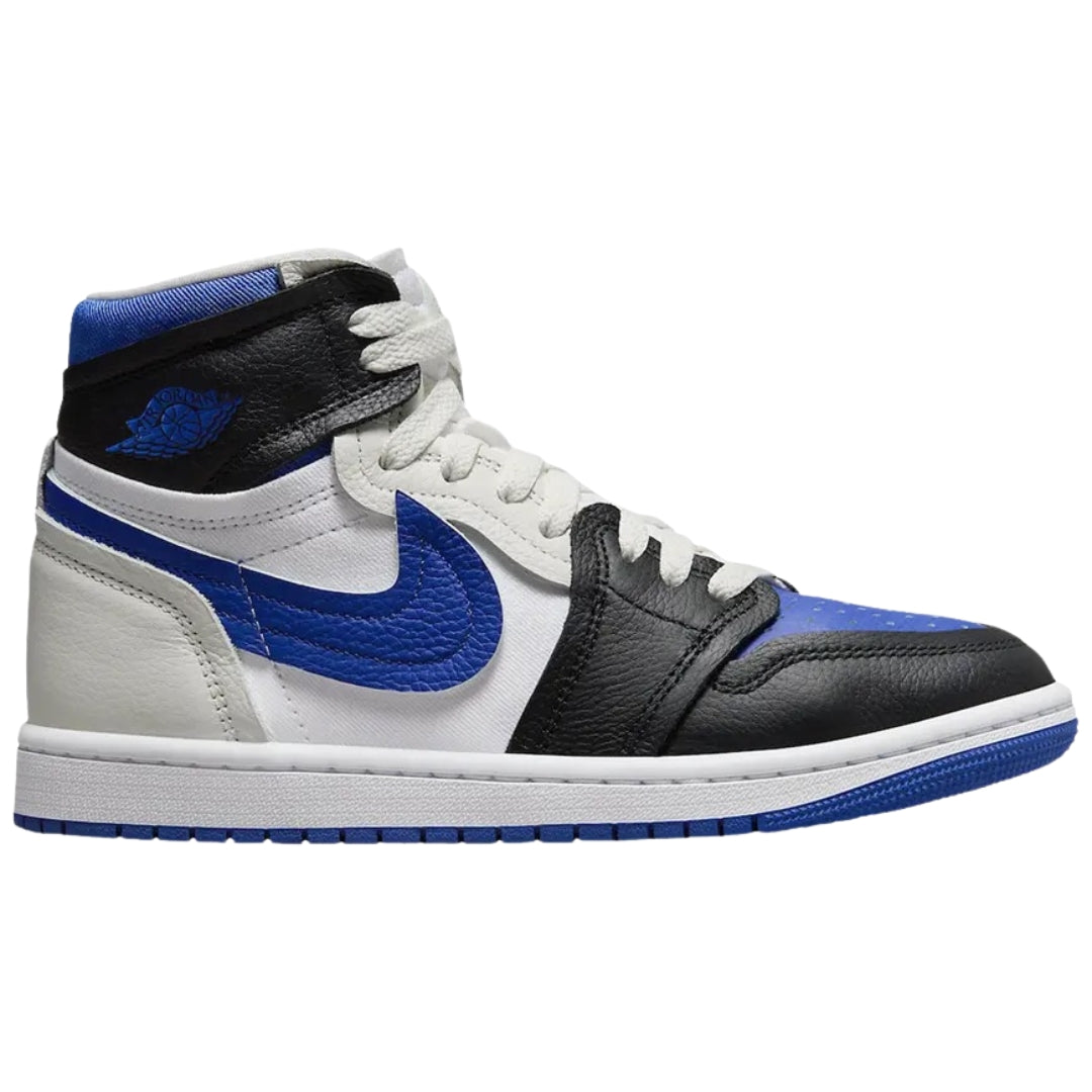 NIKE FB9891 041 Nike Air Jordan 1 MM Hight BLUE/BLACK/WHITE/OFF WHITE TRAINER WOMEN UK 3.5