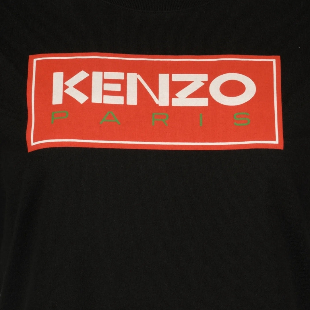 Kenzo Paris Block Logo Black T-Shirt XS