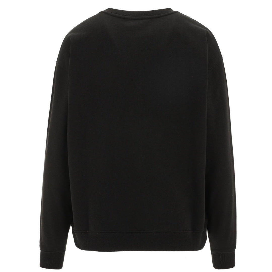 Kenzo Paris Block Logo Womens Black Sweatshirt XS