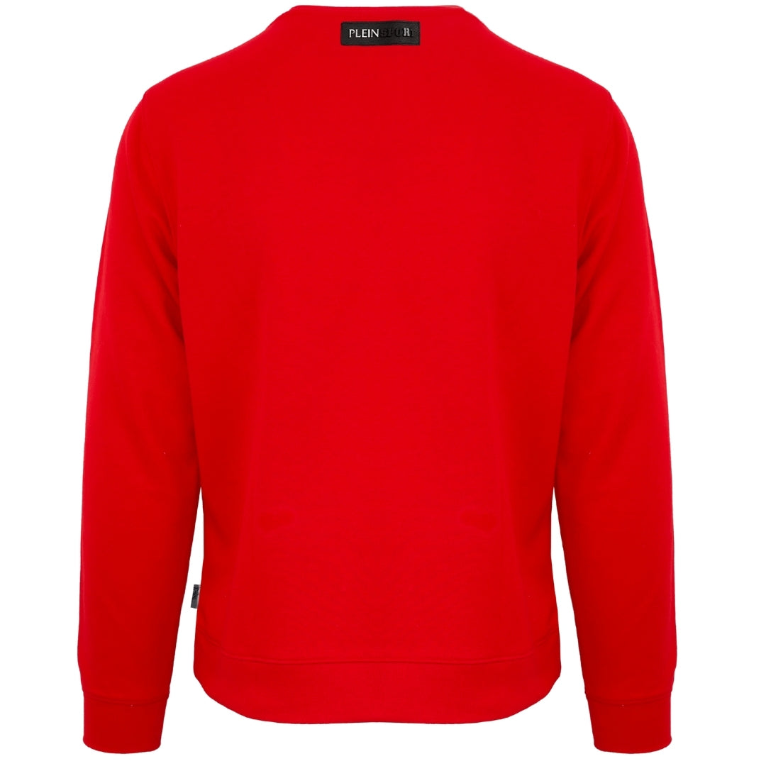 Plein Sport Large Circle Logo Red Jumper S