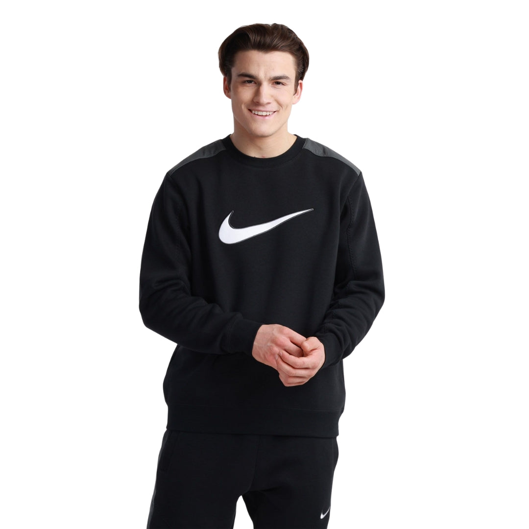 Nike Fn0245 010 Black Crewneck Jumper Mens S