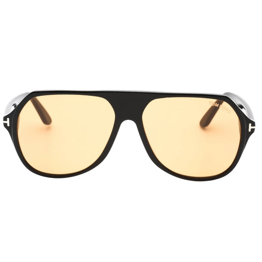 Tom Ford Hayes Brown Lens Shiny Black Sunglasses