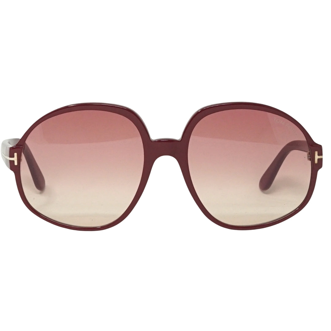 Tom Ford Ft0991 69T Claude 02 Womens Sunglasses Burgundy