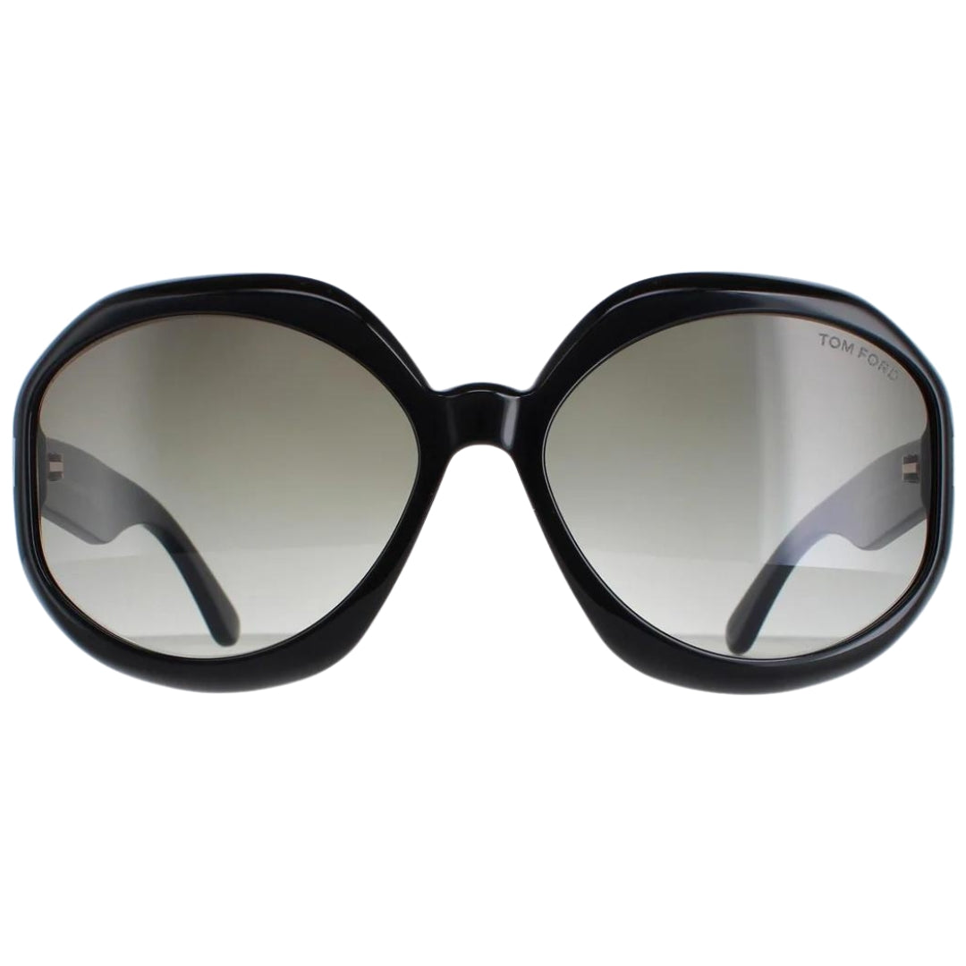 Tom Ford FT1011 01B Georgia Black Sunglasses 62/17/135