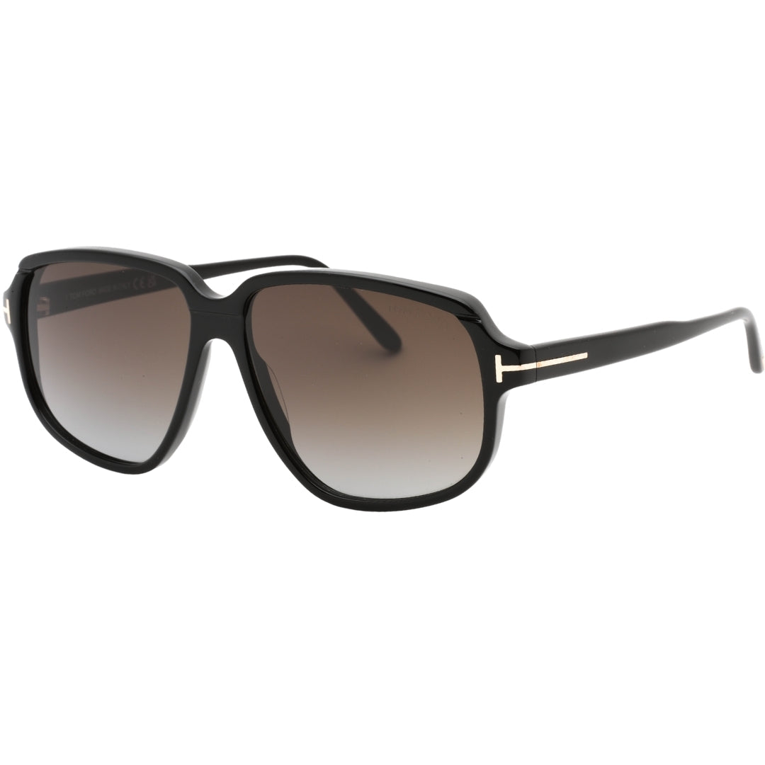 Tom Ford FT1024 Anton 01B Shiny Black Sunglasses 59/14/145