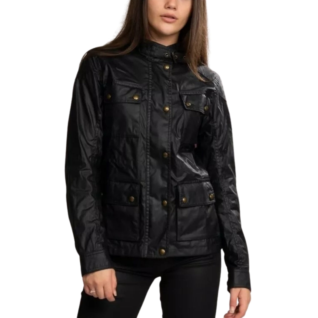 Belstaff Fieldmaster Black Waxed Jacket - Style Centre Wholesale