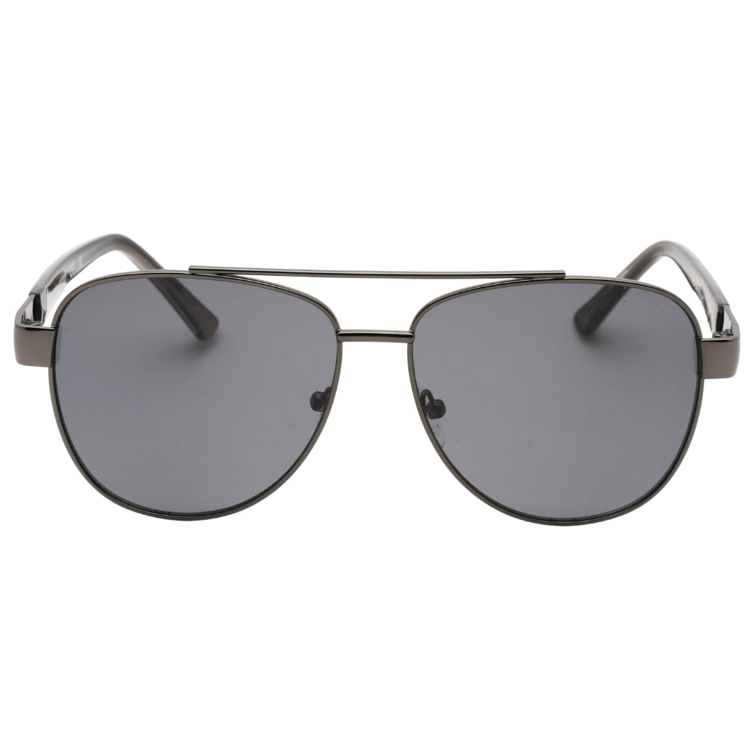 Guess Smoke Lens Shiny Gunmetal Silver Sunglasses GF5094 08A
