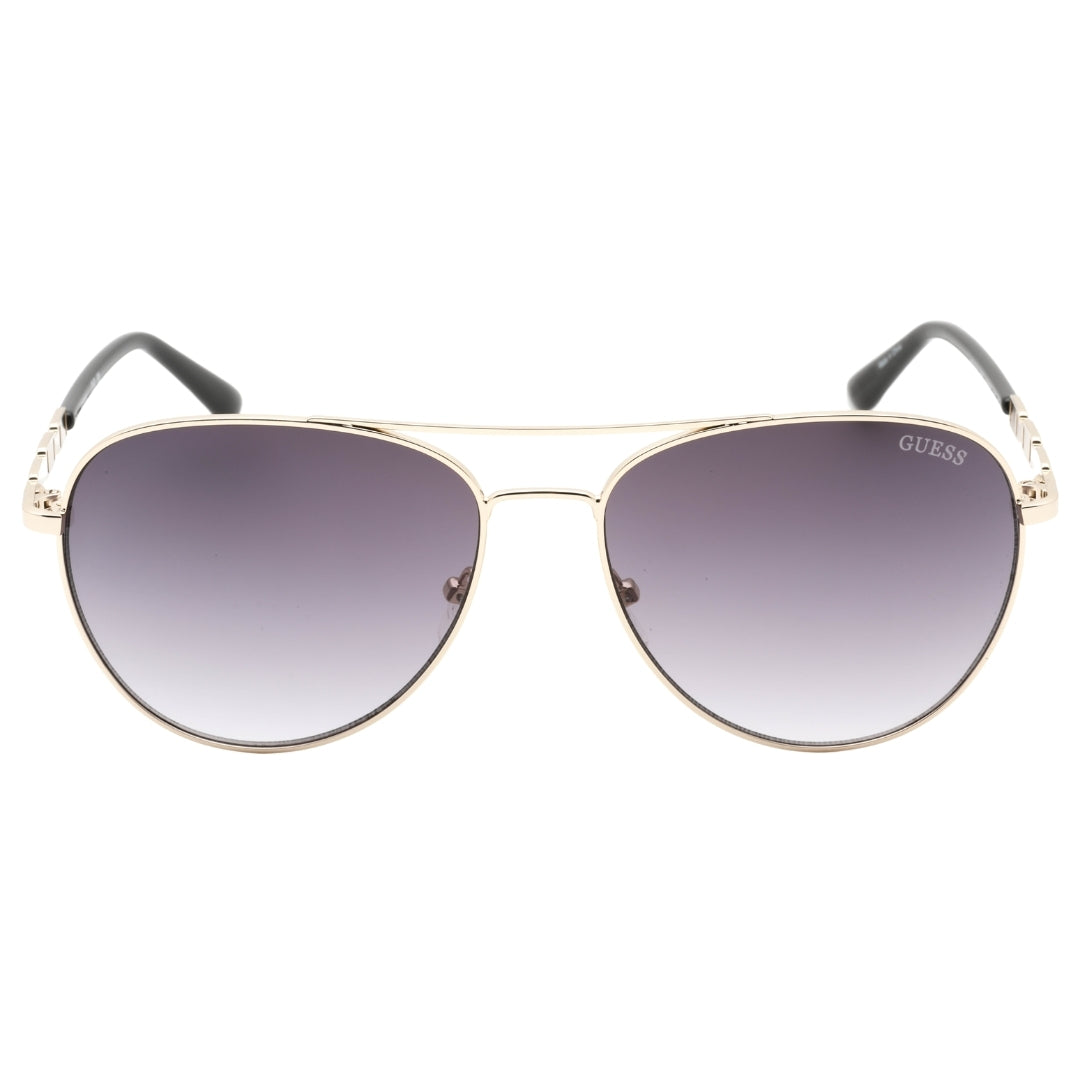 Guess Gradient Smoke Lensed Gold Sunglasses GF6143 32B