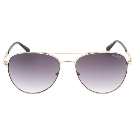 Guess Gradient Smoke Lensed Gold Sunglasses GF6143 32B