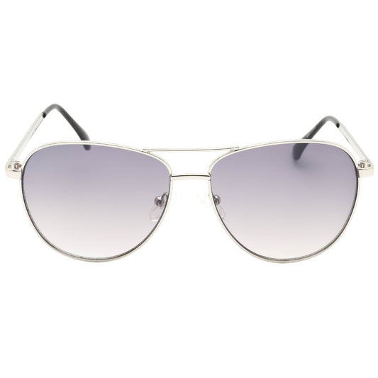 Guess Gradient Smoke Lens Silver Sunglasses GF6157 10B