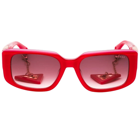 Guess Gradient Bordeaux Lens Shiny Pink Sunglasses One Size