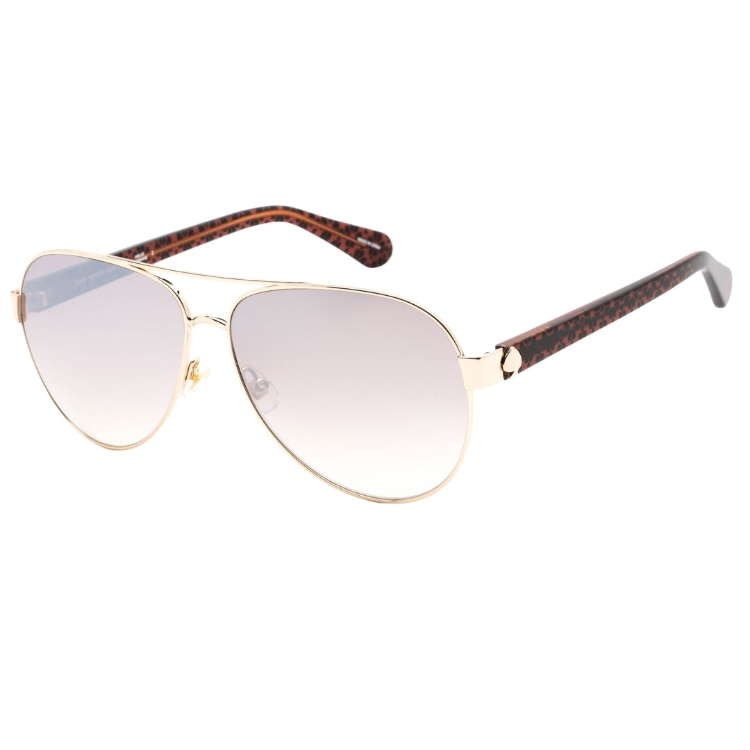 Kate Spade Geneva Gold Sunglasses One Size