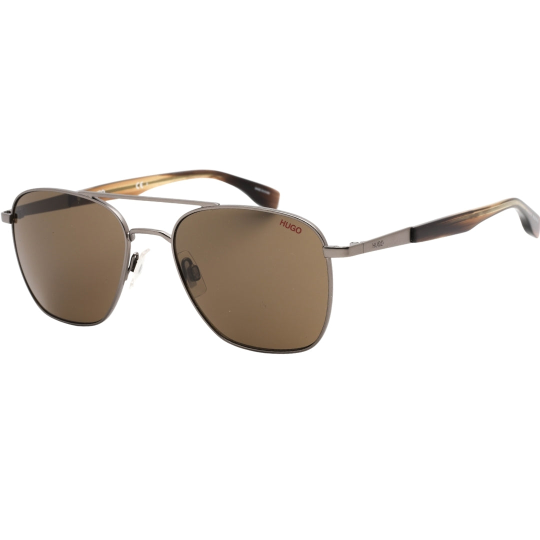 Hugo Boss Brown Lens Matte Brown Sunglasses HG0330 R80 70