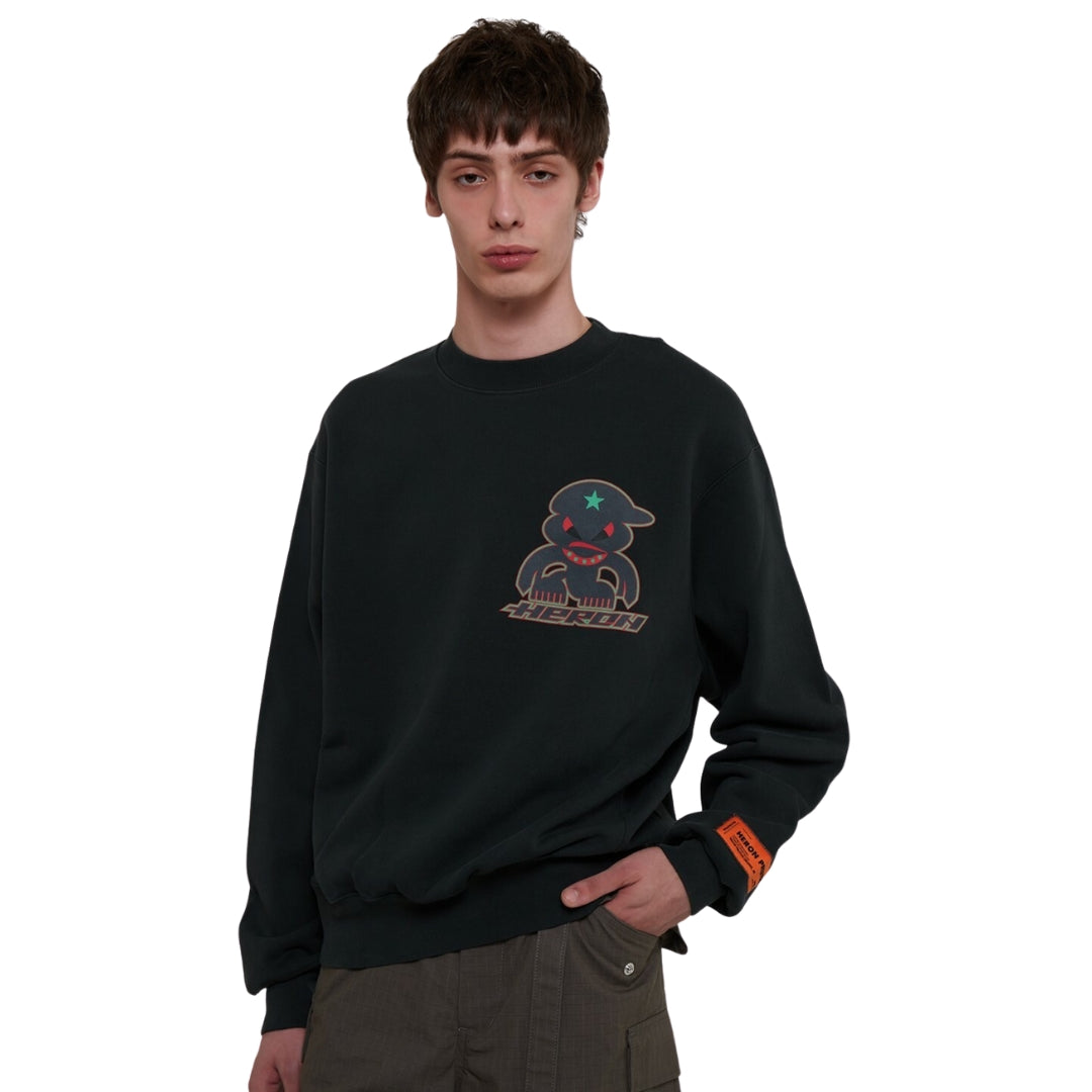 Heron Preston Monster Crew Sweat Black M
