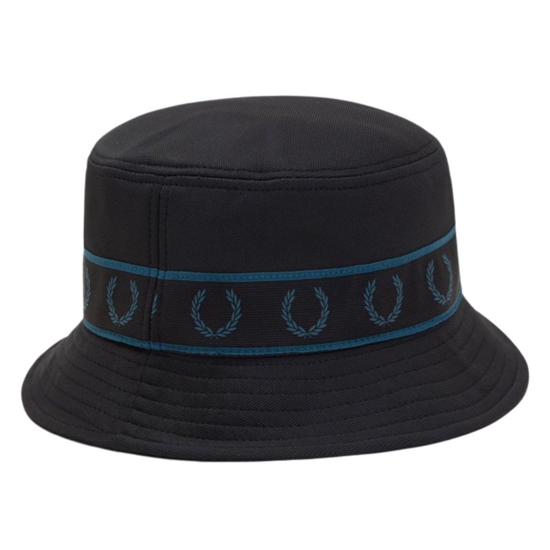 Fred Perry HW5655 T70 Black Bucket Hat Mens S