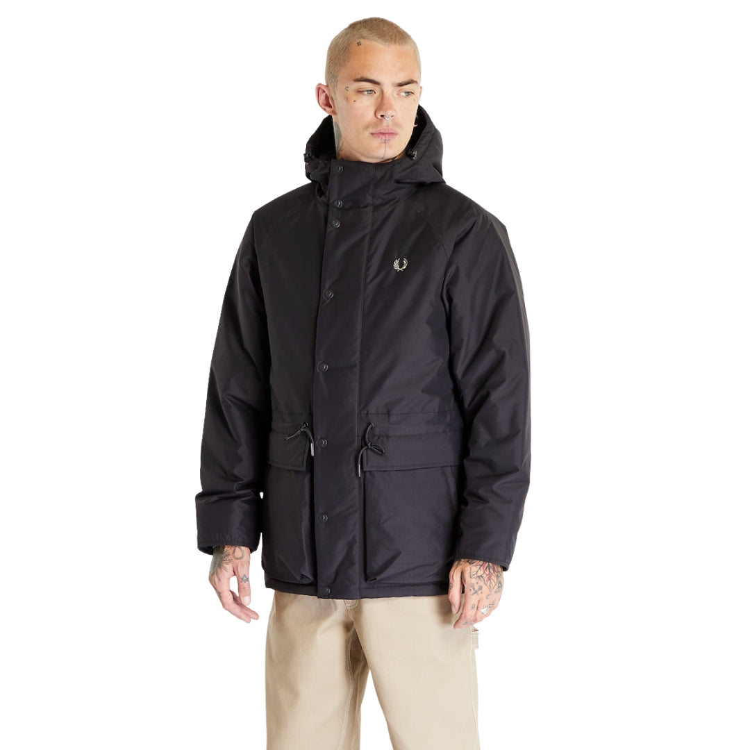 Fred Perry J6516 102 Black Jacket Mens XS