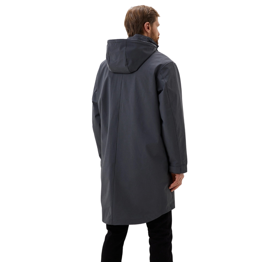 FRED PERRY J6533 G85 GUNMETAL BONDED PARKA S