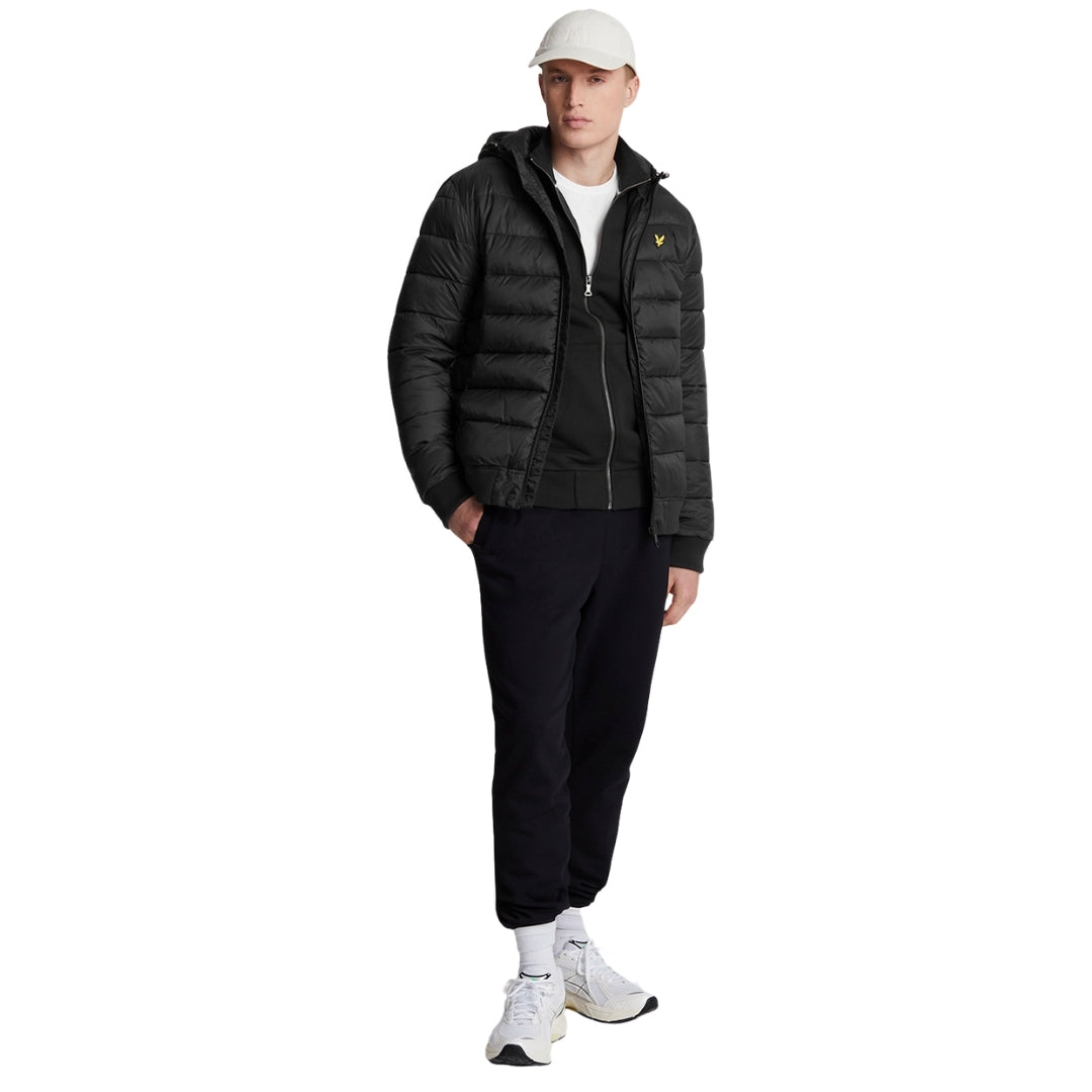 Lyle & Scott Jet Black Wadded Jacket XS