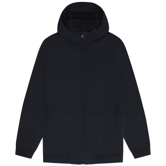 Lyle & Scott Jet Black Tonal Fleece Back Softshell XS
