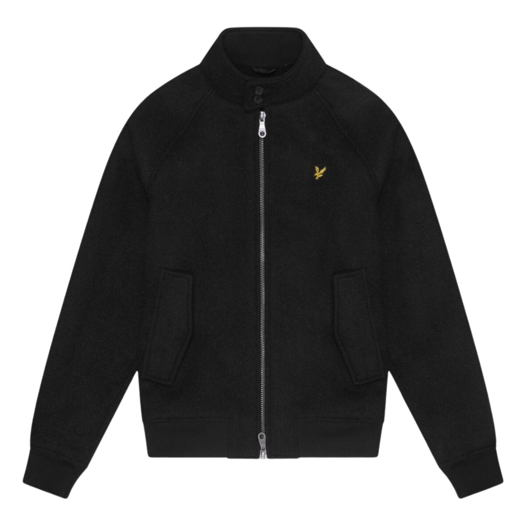 Lyle Scott Double Face Wool Jet Black Jacket
