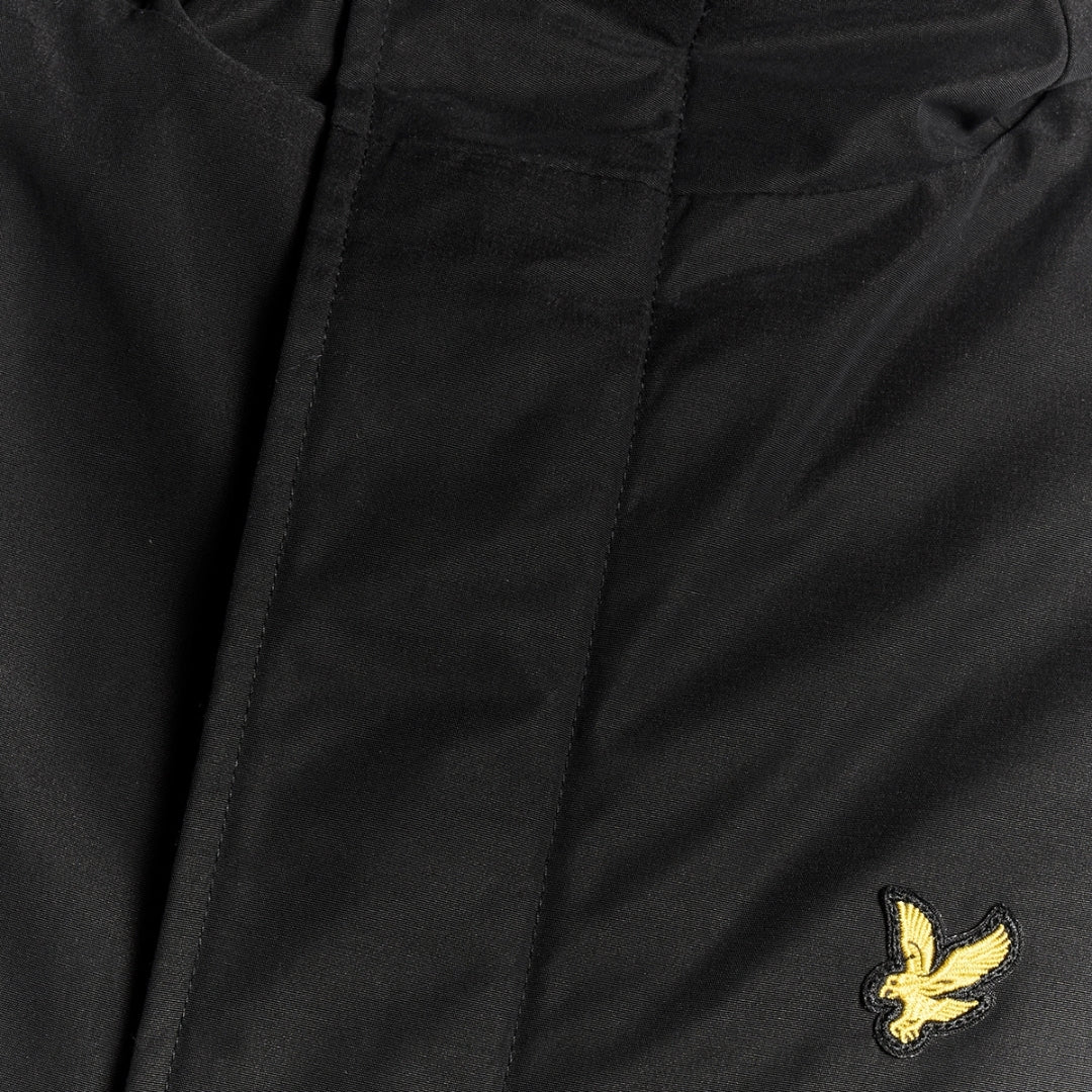 Lyle & Scott Jet Black Membrane Parka XS