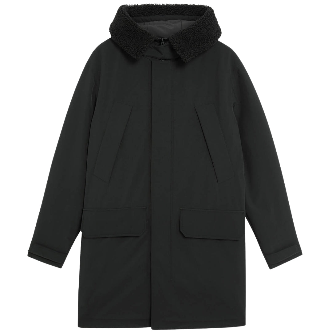 Lyle & Scott Jet Black Cold Weather Parka XS