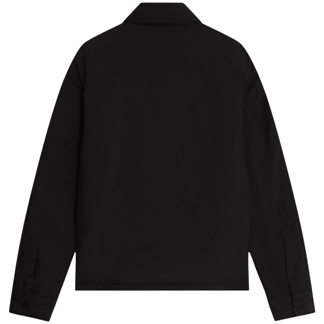 Lyle & Scott Black Collared Puffer Jacket XS