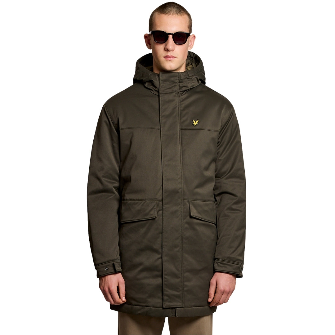 Lyle & Scott Green Olive Parka XS