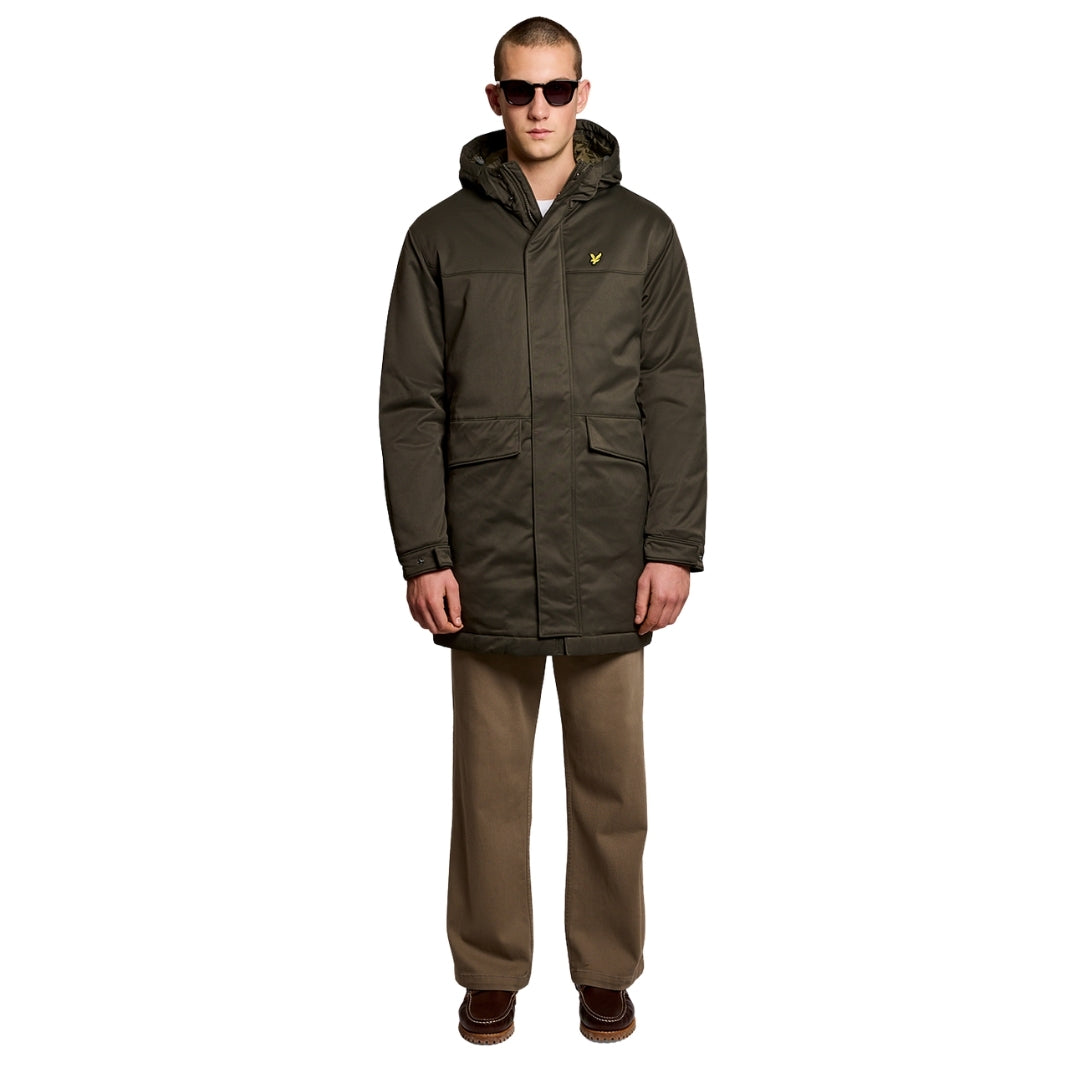 Lyle & Scott Green Olive Parka XS