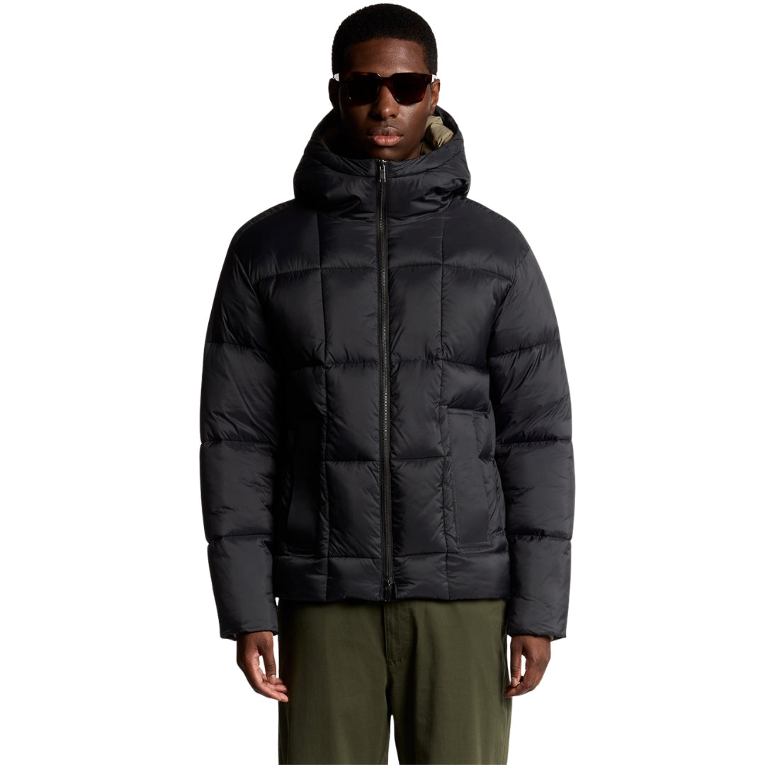 Lyle & Scott Lacquer Square Wadded Cocoon Jacket XS