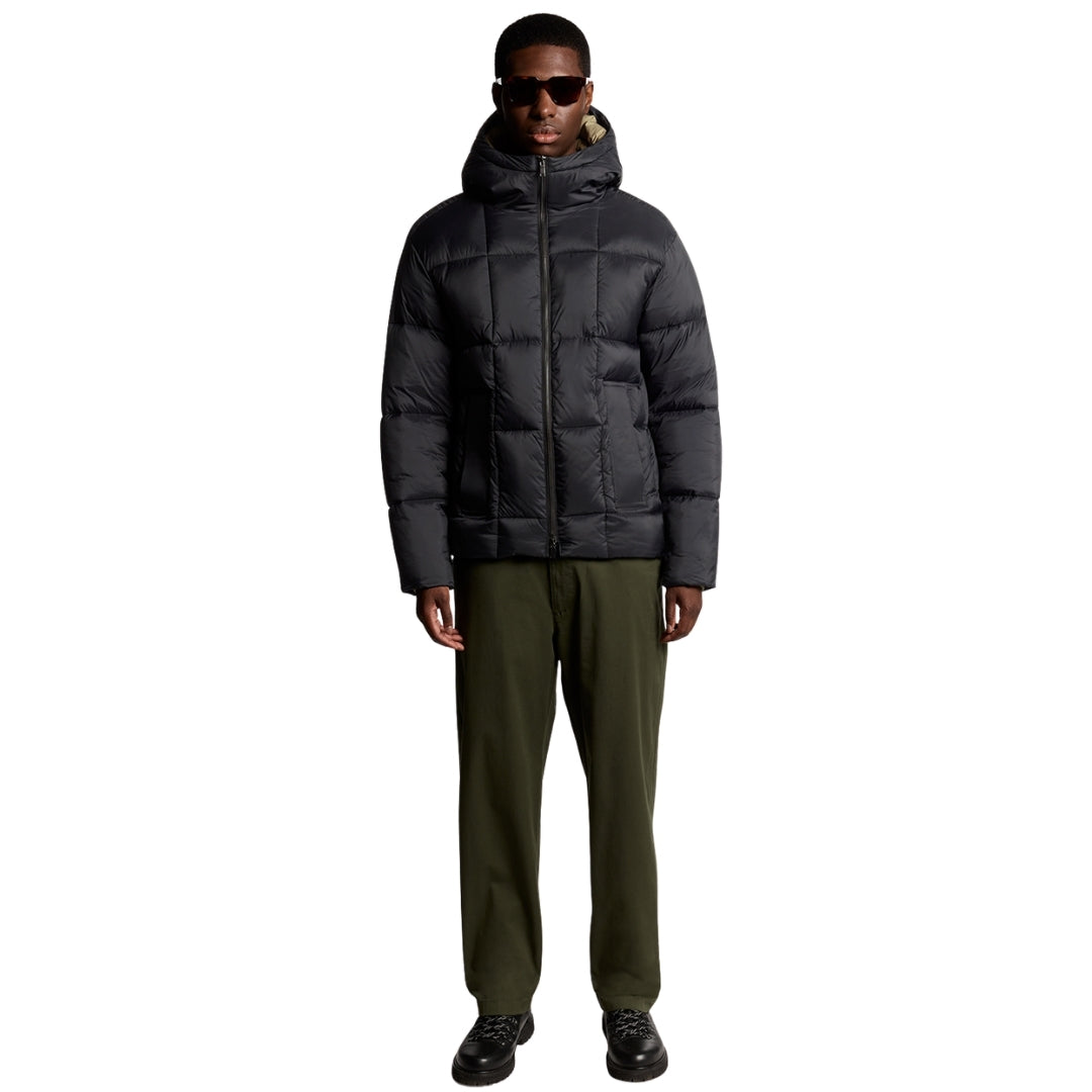 Lyle & Scott Lacquer Square Wadded Cocoon Jacket XS