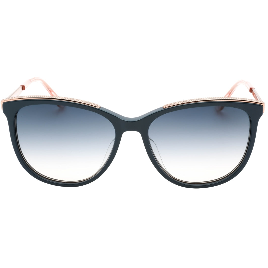 Juicy Couture Blue Gradient Lens Rose Gold Sunglasses One Size